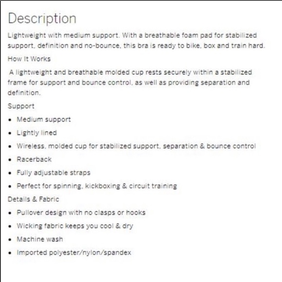 Victoria’s Secret Sports Bra NWT - Picture 5 of 5